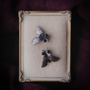 Suurte ööliblikatega kõrvarõngad seeriast 'Igaviku aarded'